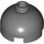 LEGO Dark Stone Gray Kostka 2 x 2 Kulatá s Dome Horní (bezpečnostní čep, držák nápravy) (3262 / 30367)