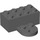 LEGO Dark Stone Gray Kostka 2 x 4 Magnet s Deska (35839 / 90754)