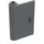 LEGO Dark Stone Gray Dveře 1 x 3 x 4 Levá s dutým závěsem (58381)