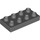 LEGO Dark Stone Gray Duplo Deska 2 x 4 (4538 / 40666)