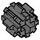 LEGO Dark Stone Gray Ozubené kolo s 8 Zuby Typ 2 (10928)
