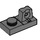 LEGO Dark Stone Gray Závěs Deska 1 x 2 Zamykání s Single Finger na Horní (30383 / 53922)