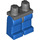 LEGO Dark Stone Gray Minifigure Boky s Modrá Nohy (73200 / 88584)