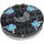 LEGO Dark Stone Gray Ninjago Spinner s Modrá Skulls (92547)