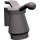 LEGO Tmavě kamenná šedá Oil Can (Hladký Rukojeť)