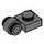 LEGO Dark Stone Gray Deska 1 x 1 s klipem (Tlustý prsten) (4081 / 41632)