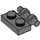 LEGO Dark Stone Gray Deska 1 x 2 s Rukojeť (Open Ends) (2540)