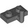 LEGO Dark Stone Gray Deska 1 x 2 s Hák (5 mm horizontální rameno) (43876 / 88072)