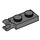 LEGO Dark Stone Gray Deska 1 x 2 s Horizontální klip na Konec (42923 / 63868)