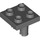 LEGO Dark Stone Gray Deska 2 x 2 s Dva Dno Pins (15092 / 49131)