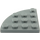LEGO Dark Stone Gray Deska 4 x 4 Kulatá Roh (30565)
