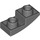 LEGO Dark Stone Gray Sklon 1 x 2 Zakřivený Převrácený (24201)