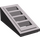 LEGO Dark Stone Gray Sklon 1 x 2 x 0.7 (18°) s Mřížka (61409)
