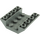 LEGO Dark Stone Gray Sklon 4 x 4 (45°) Dvojitý Převrácený s Open Centrum (Žádné díry) (4854)