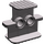 LEGO Dark Stone Gray Technic Pryž Band Držák Malý s Pinholes (41752)