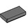 LEGO Dark Stone Gray Dlaždice 1 x 2 s Groove (3069 / 30070)