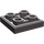 LEGO Dark Stone Gray Dlaždice 2 x 2 Převrácený (11203)