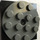 LEGO Dark Stone Gray Turntable 4 x 4 x 0.667 s Black Zamykání Základna