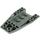 LEGO Dark Stone Gray Klín 6 x 4 Trojnásobný Zakřivený Převrácený (43713)