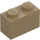 LEGO Tmavě žlutohnědá Kostka 1 x 2 se spodní trubičkou (3004 / 93792)