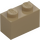 LEGO Tmavě žlutohnědá Kostka 1 x 2 se spodní trubičkou (3004 / 93792)