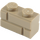 LEGO Dark Tan Kostka 1 x 2 s Embossed Bricks (98283)