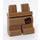 LEGO Tmavě žlutohnědá Minifigurka Medium Nohy s Reddish Hnědá Patch (37364 / 101607)