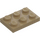 LEGO Tmavě žlutohnědá Deska 2 x 3 (3021)