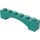 LEGO Dark Turquoise klenba 1 x 6 Zvednutý luk (92950)