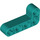 LEGO Dark Turquoise nosník 2 x 4 Ohnutý 90 stupně, 2 a 4 dírami (32140 / 42137)