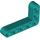 LEGO Dark Turquoise nosník 3 x 5 Ohnutý 90 degrees, 3 a 5 dírami (32526 / 43886)