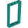 LEGO Dark Turquoise Dveře Rám 1 x 4 x 6 (Jednostranný) (40289 / 60596)