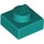 LEGO Dark Turquoise Deska 1 x 1 (3024 / 30008)