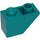 LEGO Dark Turquoise Sklon 1 x 2 (45°) Převrácený (3665)
