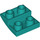 LEGO Dark Turquoise Sklon 2 x 2 x 0.7 Zakřivený Převrácený (32803)