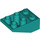 LEGO Dark Turquoise Sklon 2 x 3 (25°) Převrácený bez spojení mezi čepy (3747)
