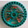 LEGO Dark Turquoise Technic Disk 5 x 5 s Blazooka (32303)