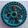 LEGO Dark Turquoise Technic Disk 5 x 5 s Krab s Dva Saws (32350)