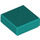 LEGO Dark Turquoise Dlaždice 1 x 1 s Groove (3070 / 30039)