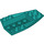 LEGO Dark Turquoise Klín 6 x 4 Trojnásobný Zakřivený Převrácený (43713)