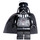 LEGO Darth Vader s Medium Stone Šedá Hlava Minifigurka s bílými zornicemi