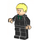 LEGO Draco Malfoy s Černá Oblek (Zamračená tvář / Scared) Minifigurka