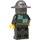 LEGO Drak Rytíř, Helma s Broad Brim, Missing Zub Chess Pawn Hrad Minifigurka