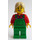 LEGO ženský Zemědělec Zelená Overall Minifigurka