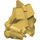 LEGO Flat Dark Gold Toa Hlava (32553)