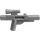 LEGO Flat Silver Blaster Pistole - Krátký  (58247)