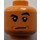 LEGO Tělová Dr Wu Minifigurka Hlava (Zapuštěný pevný cvoček) (3626 / 22383)