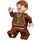 LEGO Fred Weasley s Reddish Hnědá Oblek a Tmavě oranžová Tie Minifigurka