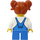 LEGO Dívka v Modrá Kombinézy Minifigurka