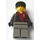 LEGO Goalkeeper s Red a Black Trup, &quot;1&quot; Minifigurka